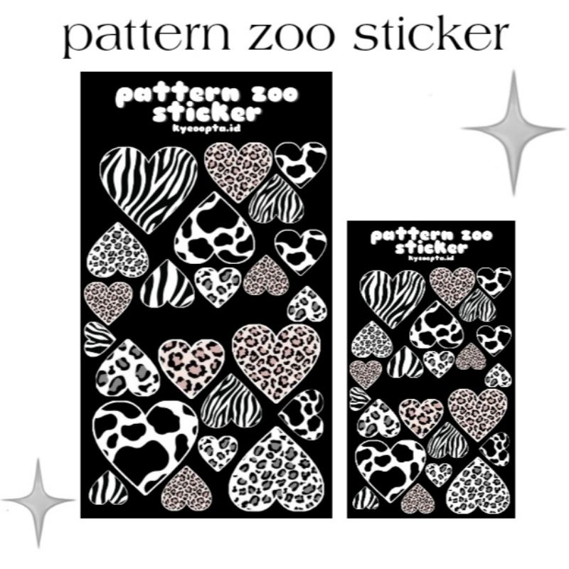 

[Kyeoopta] Pattern Zoo Sticker