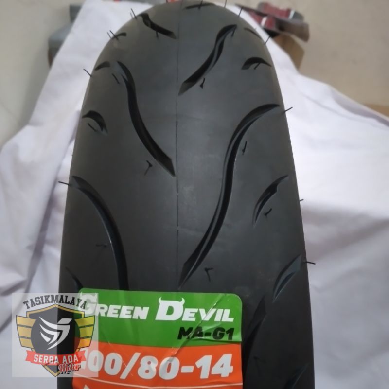 BAN LUAR MAXXIS GREEN DEVIL 90/80-14 TUBELESS