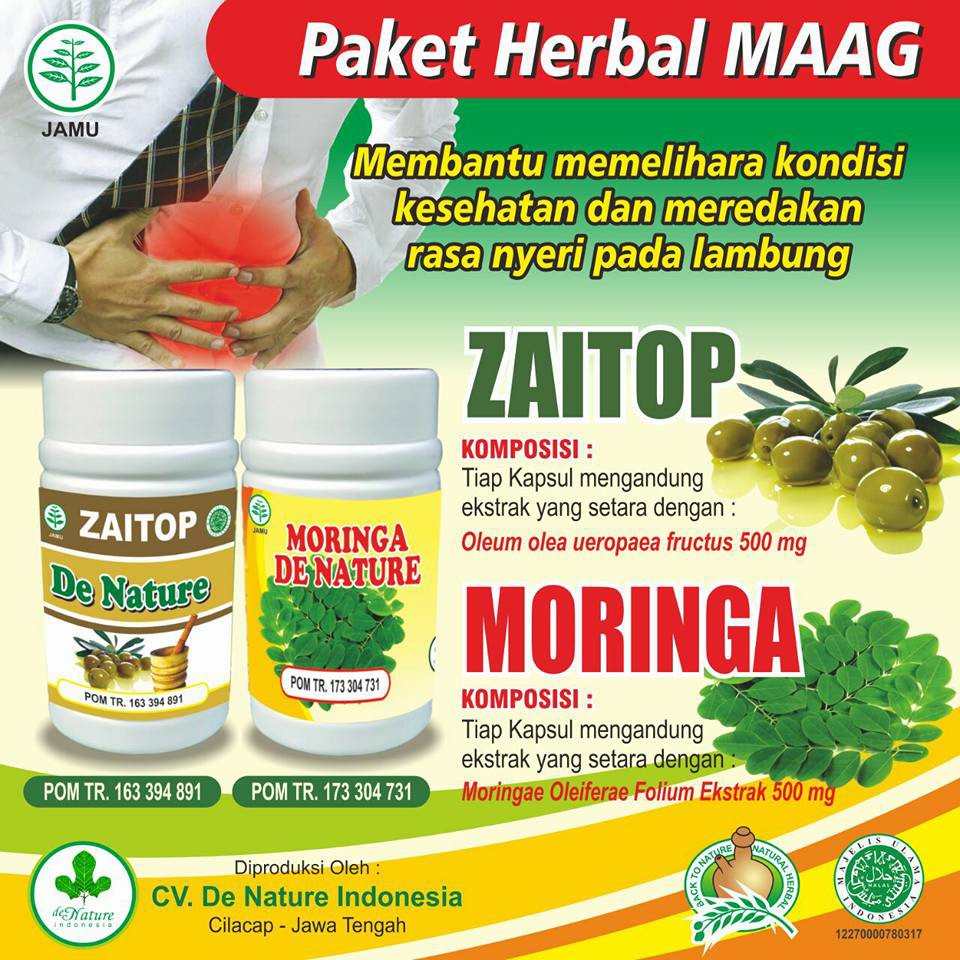 Obat Herbal Maag Kronis Nyeri Lambung Asam Lambung Tinggi Herbal Denature Shopee Indonesia