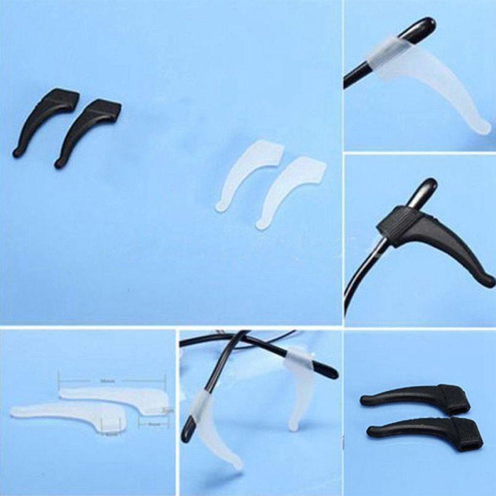 QUINTON Strap Stan Eyeglass Ear Hook To Prevent Falling Anti-slip Ear Hook Silicone Glasses Ear Hook Glasses Lock Grip Holders 4 Pairs 8 Pcs Outdoor Sport Anti - Slip Glasses Sets Glasses Accessories Fixed Glasses Sports Eyewear Earhook/Multicolor