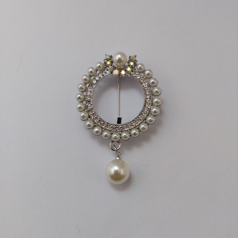 Bros kebaya/bros kutubaru/bros jurai murah-B silver