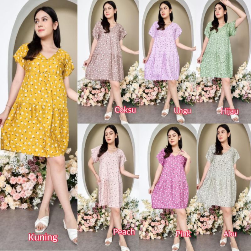 Daster midi Dress / Daster Bali Audrey / Daster Midi / Daster Jumbo / Daster Putri Bali / Daster Aud