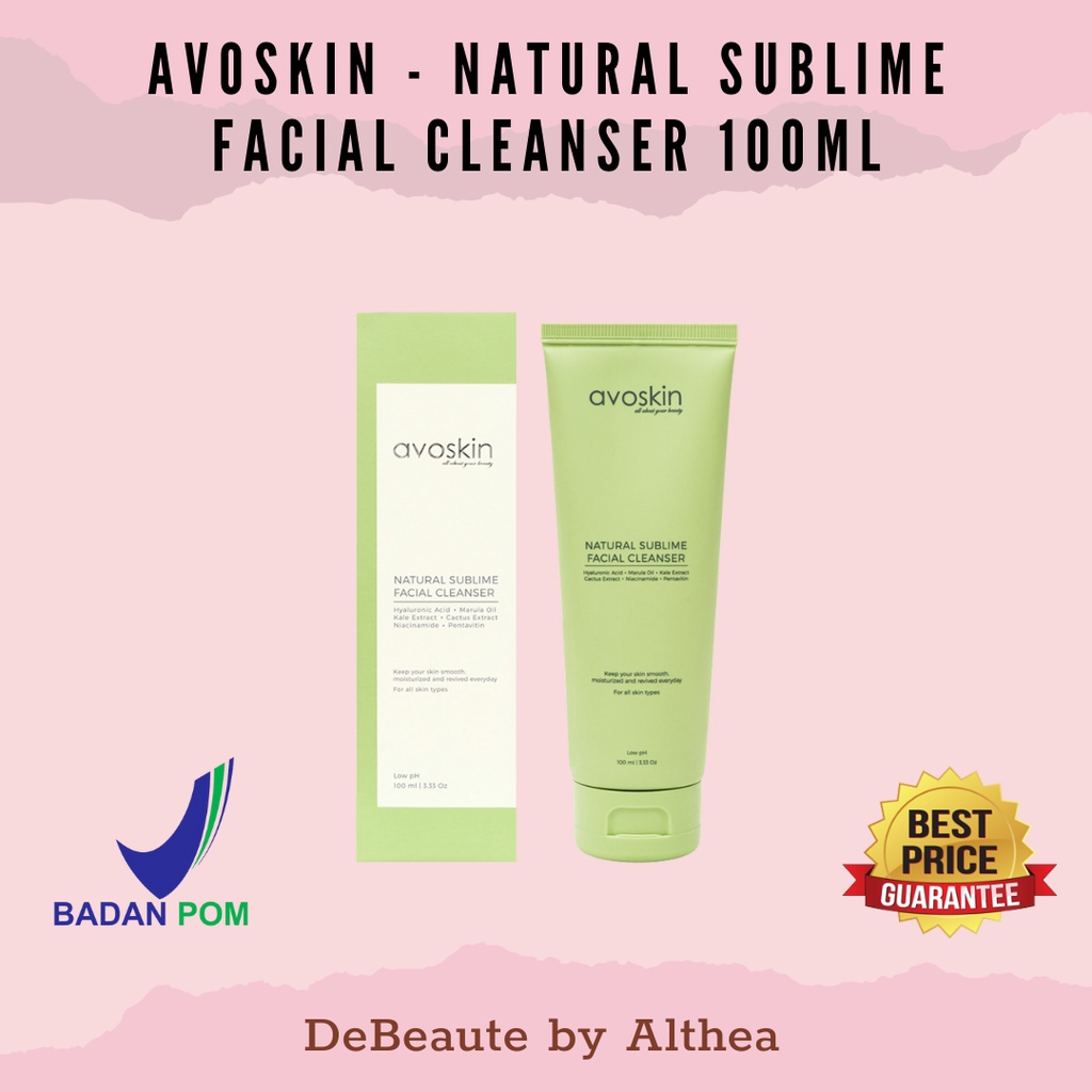 Avoskin Natural Sublime Facial Cleanser 100ml