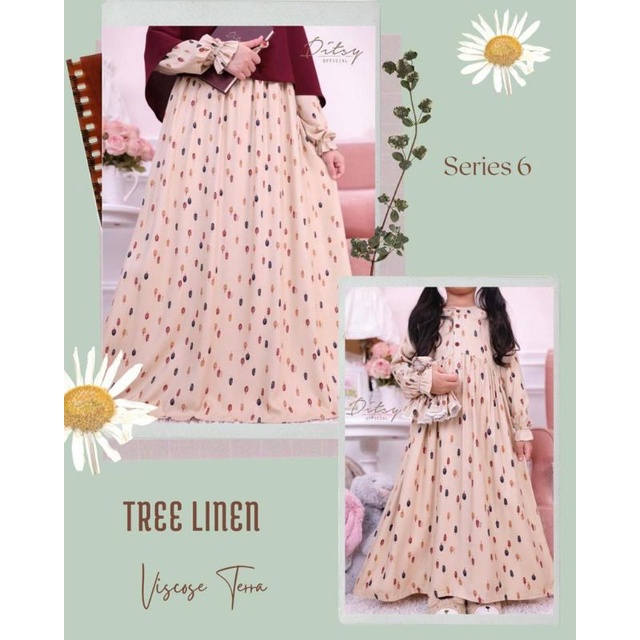 Tree Linen L Ditsy