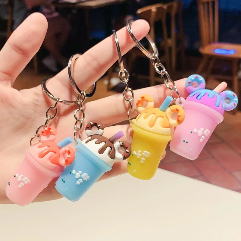 Gantungan Kunci  Tas Keychain Minuman Boba