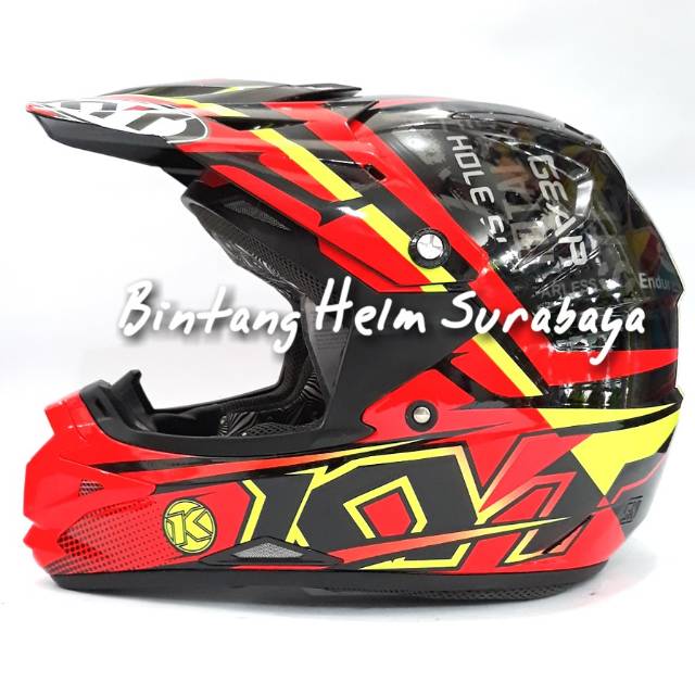 KYT Cross Over Step Up Red Black