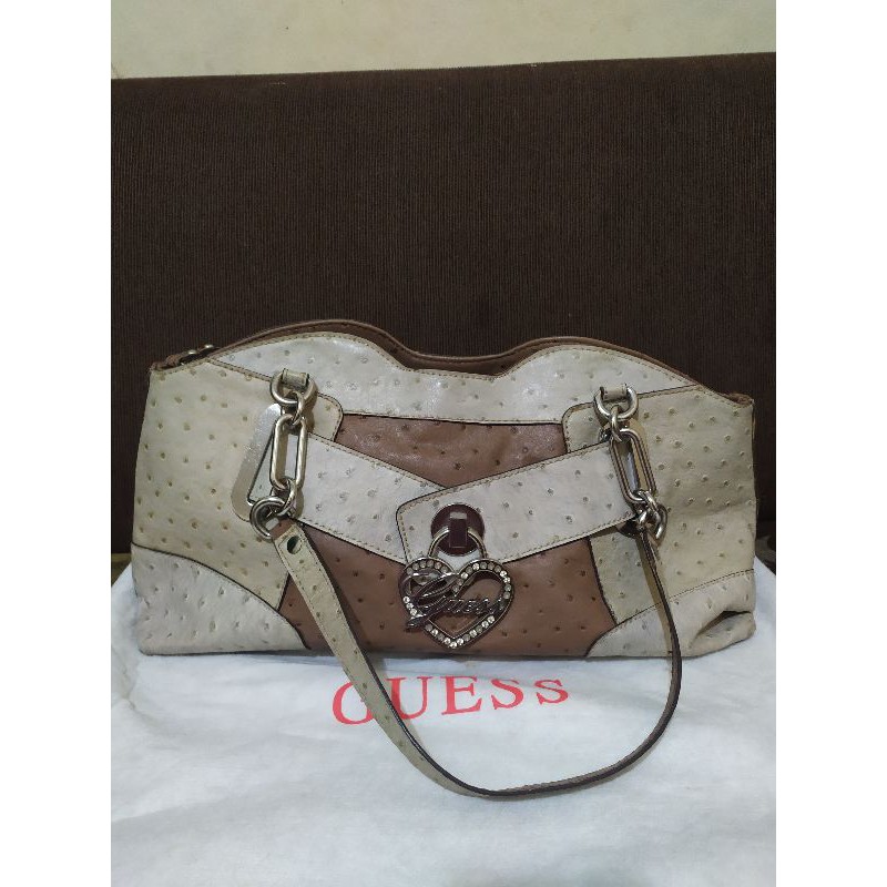 Tas Guess ori preloved asli kulit burung