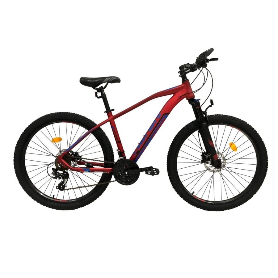 SEPEDA GUNUNG ALTON MTB CHALLENGER 27,5 INCH 24 SPEED HYDROLIC DISK BRAKE GARANSI CICILAN COD SNI-Red