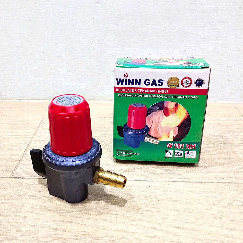 WINN GAS REGULATOR KEPALA GAS LPG TEKANAN TINGGI HIGH PRESSURE W 181NM