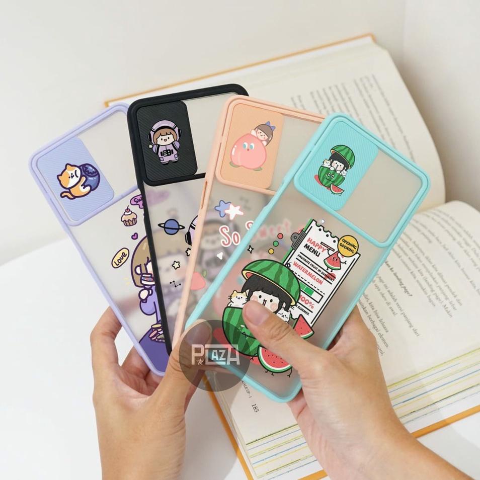 Terbaik.. Softcase Slide Camera [PKG01] For VIVO Y91C Y91 Y93 Y95 Y20 Y20S Y12S Y30 Y50 Y12 Y15 Y17 