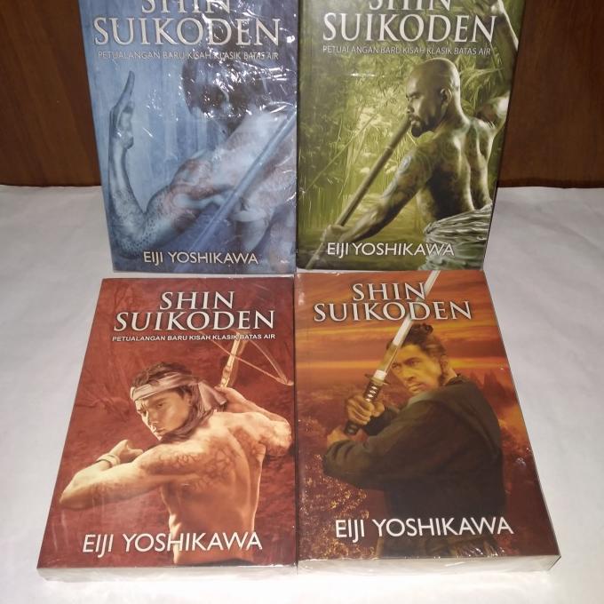 

Shin Suikoden by Eiji Yoshikawa , PAKET LENGKAP 4jilid Star Seller