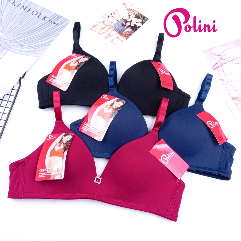 BEE - Bra Bh Wanita Polini Bh Seamless Tanpa Kawat Polini A131