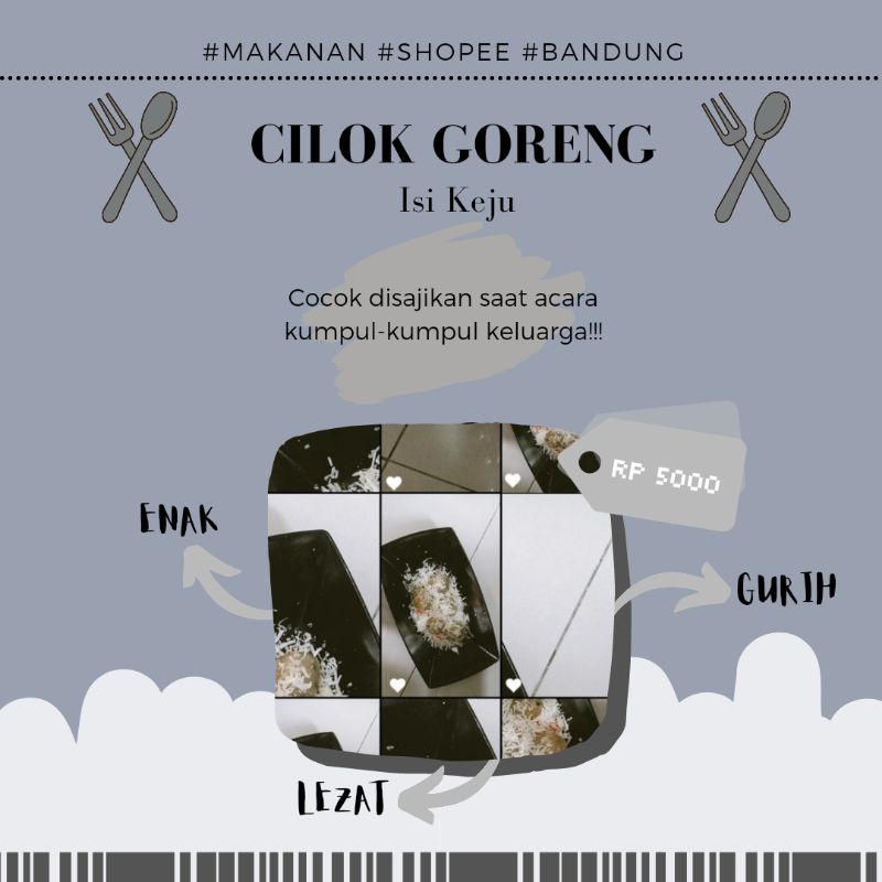 

CILOK GORENG ISI KEJU KHAS BANDUNG