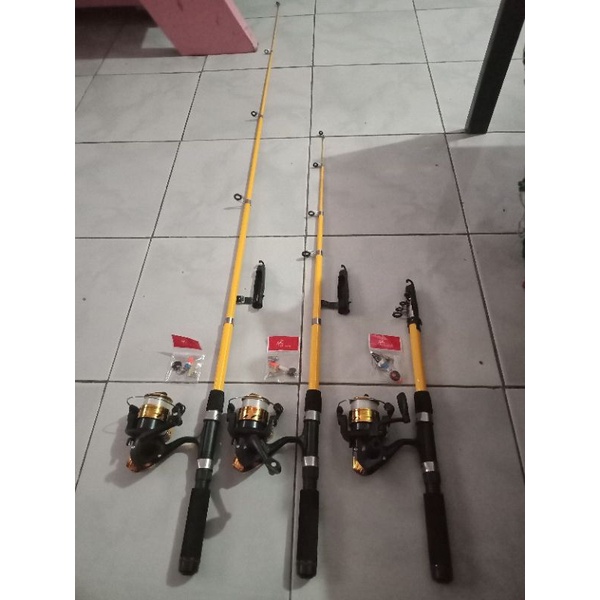 satu set pancing lengkap siap pakai