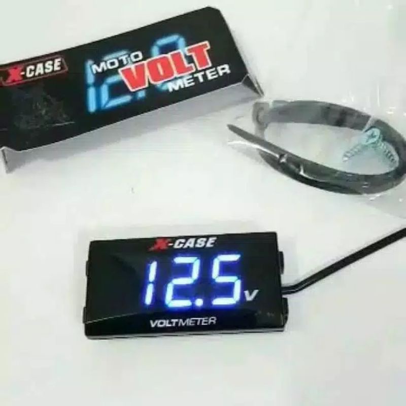 Volt Meter Biasa Volt Meter Motor Volt Meter Aki Digital Alat Pengukur Aki Motor