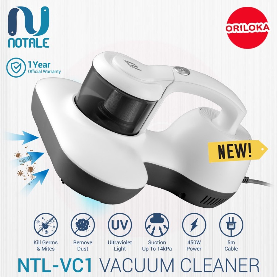 Notale NTL-VC1 Vacuum Cleaner UV Anti Dust Mite HEPA - Garansi Resmi