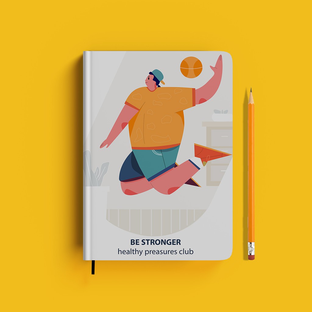 

Buku Catatan Bergaris Tebal A5 100 Lembar Sampul Hardcover-46