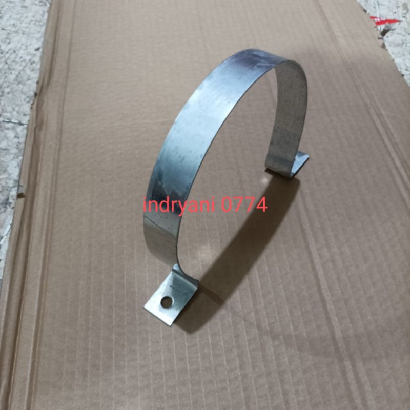 Klem pipa besi 5 in klem flexible cerobong asap 5 in klem dinding