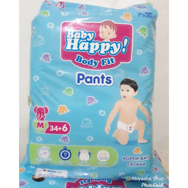 baby happy body fit pants size m 34 6