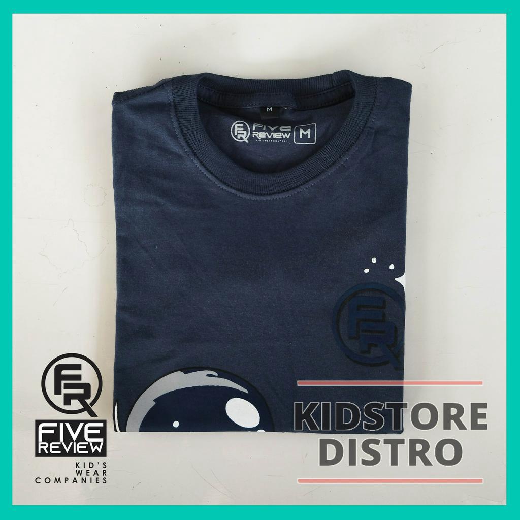 Baju Kaos Anak Distro Five Review Bahan Adem Katun Motif Astronot Lucu