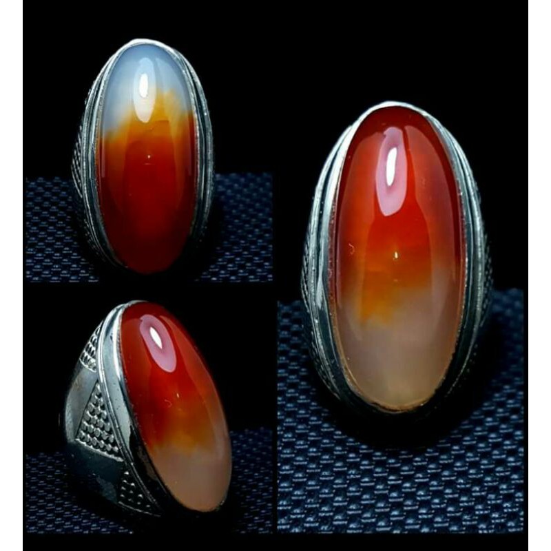 BATU PANDAN MERAH PUTIH ASLI NATURAL