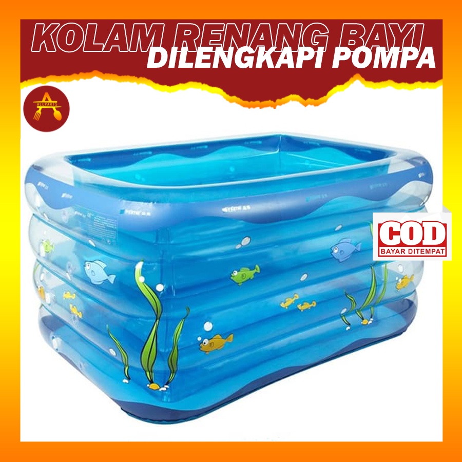 Kolam Renang Tempat Mandi Anak Anak Kecil Jumbo Pompa Kolam Renang WAY62002