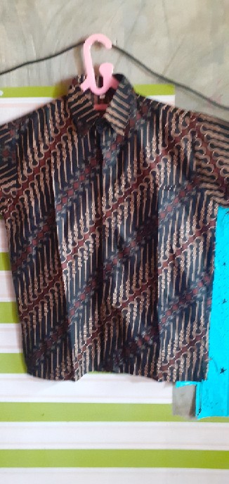 Kemeja Batik Pria Ppbtk07 Modern Lengan Pendek Casual Modis Trendy Masa Kini M L Xl Asli Pekalongan