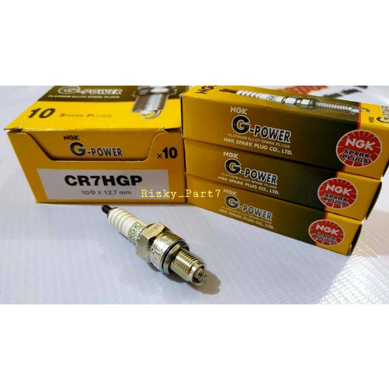 BUSI NGK G POWER PLATINUM CR7HGP UNTUK GRAND - JUPITER - KLX - MIO - SMASH