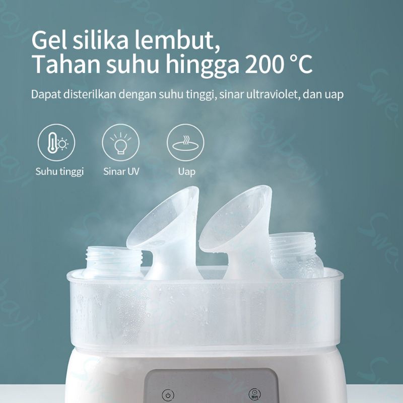 [rumahbayipdg] pompa asi manual silikon - silicone breast pump