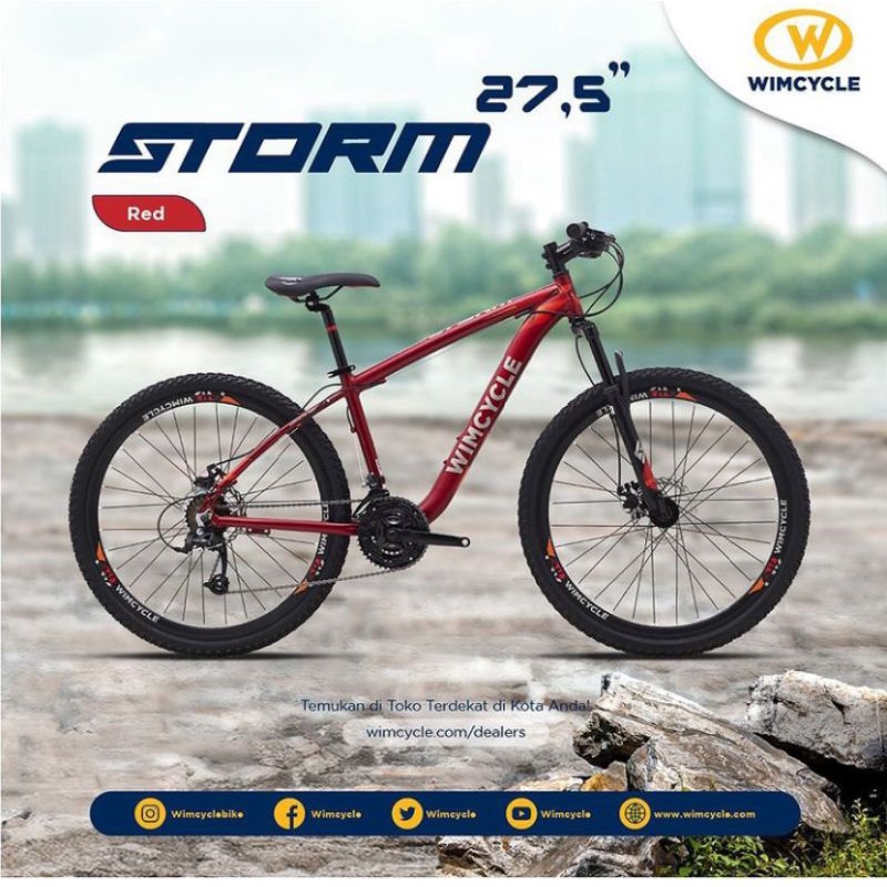 Wim Cycle Strom Sepeda Gunung MTB 27.5