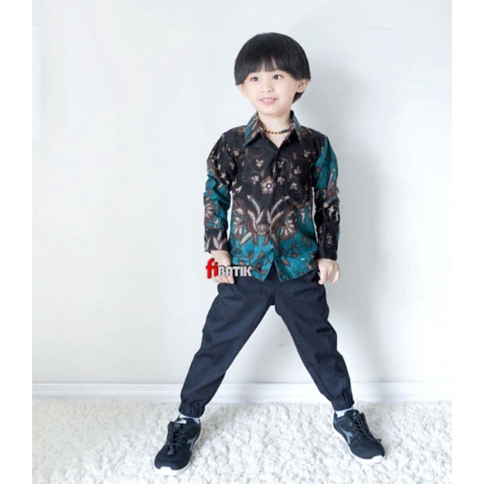 Kemeja Batik Anak-batik anak-baju batik anak laki laki umur 2-12 tahun kemeja batik COD