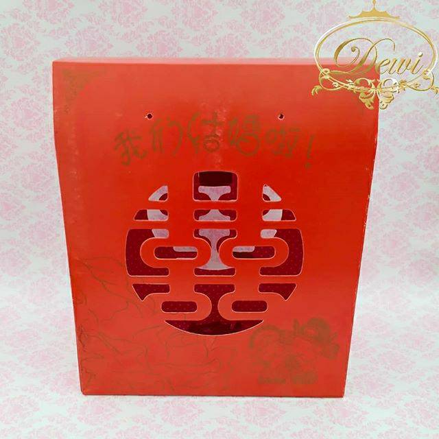 

[OBRALL]6 pcs Paper bag Sangjit (#P03) Kantong Kertas Chinese Wedding ShuangXi