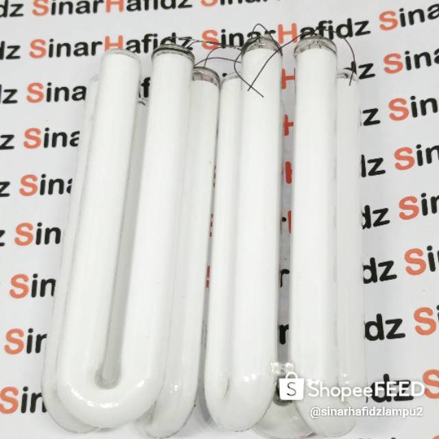 kaca lampu 3u 18w triband 6 bji  plus buble warp plus paking kayu