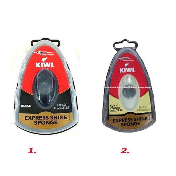 Kiwi Ekpress Shine Neutral Semir Sepatu Kulit  Pengkilap Sepatu 7ml