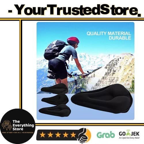 Unik BANTAL JOK SADEL SEPEDA SUPERRR EMPUK|COVER GEL SEPEDA|SADEL GEL EMPUK Terlaris