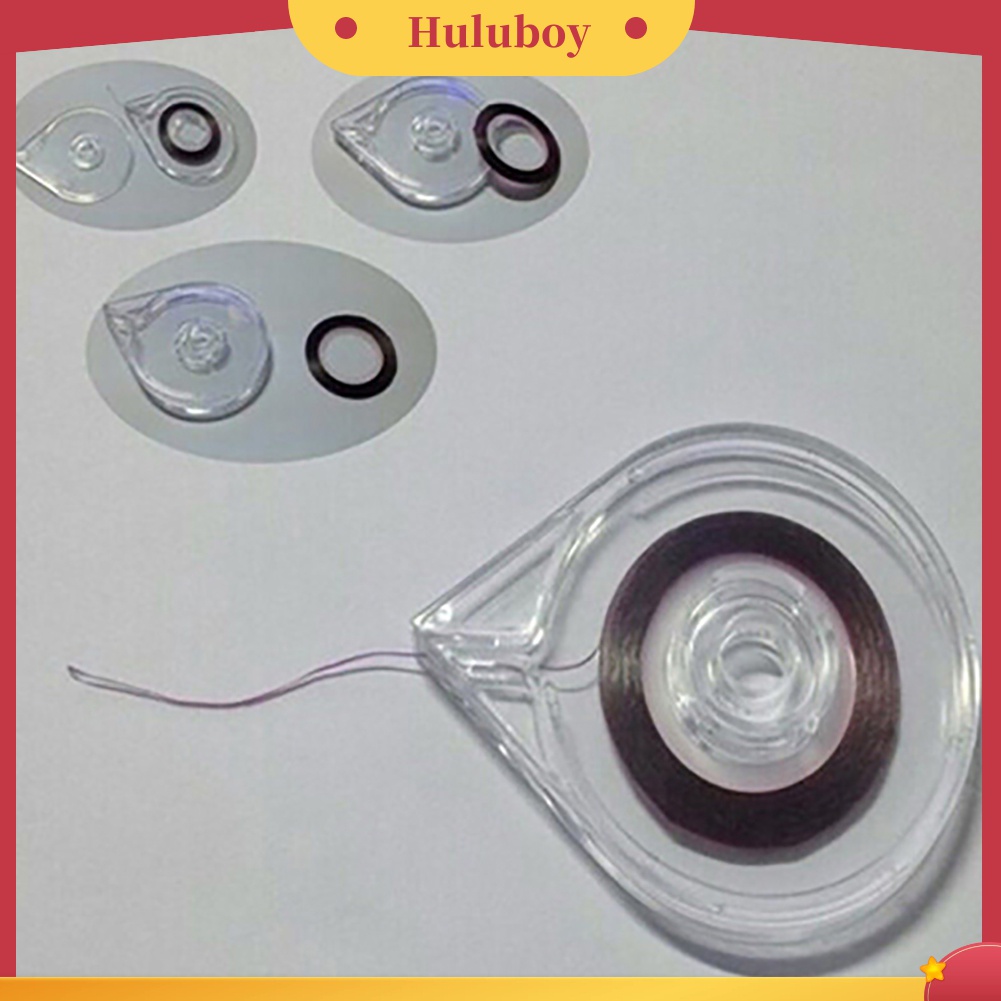 Huluboy Huluboy♡ 1pc Case Holder Stiker Tape Garis Untuk Manicure DIY