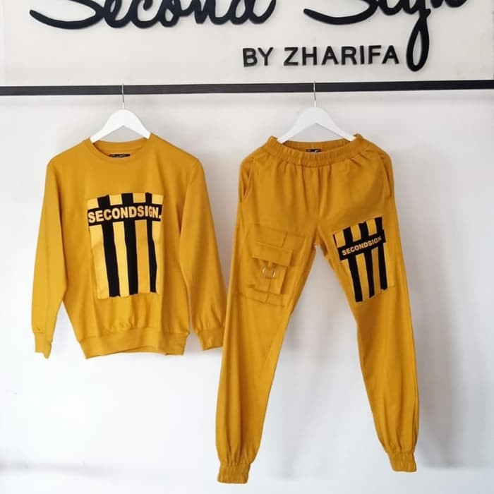 SecondSign Set Imelda Top dan Joger Pants