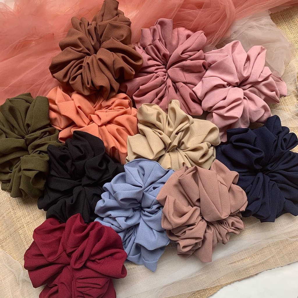 Scrunchie / Kuncir Rambut Kain Srunchie Jumbo