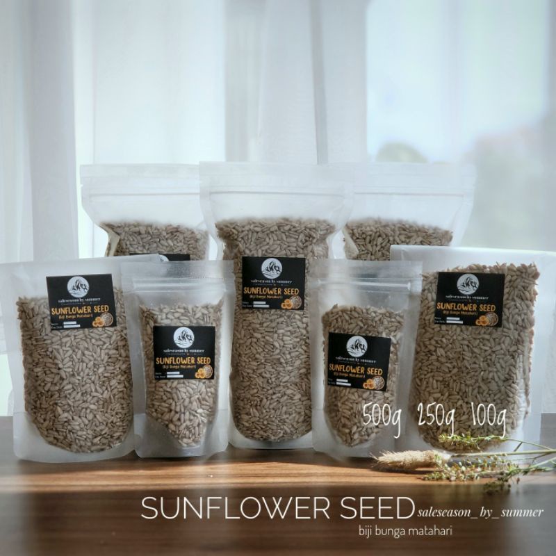 

Sunflower Seed 250gr Biji Bunga Matahari Sun Flower Kuaci Mentah
