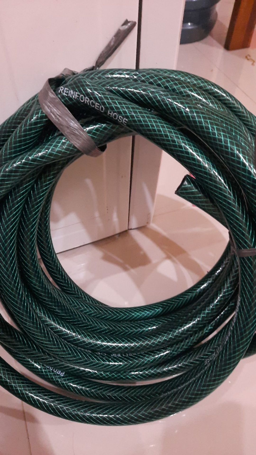 Selang Air Anti Lumut Anyaman Benang Hijau Diameter 5/8 Per Meter-propeller