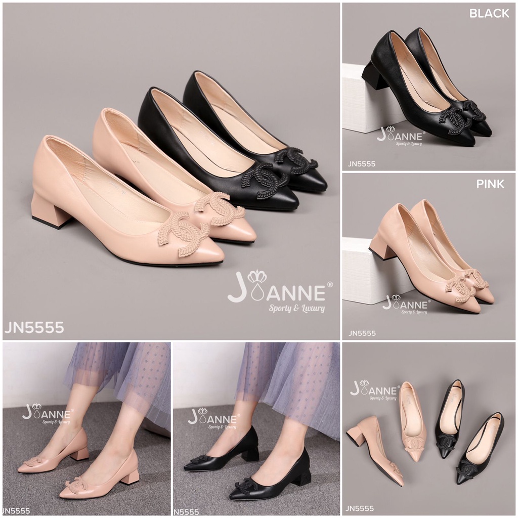 JOANNE Heels Shoes Sepatu Kerja Wanita #JN5555 ORIGINAL