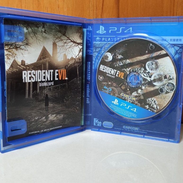 Kaset Resident Evil 7 PS4 Residen RE Biohazard Playststion PS 4 RE7 VII evil7 village Ps5 Playstation 5 Region 3 Asia reg