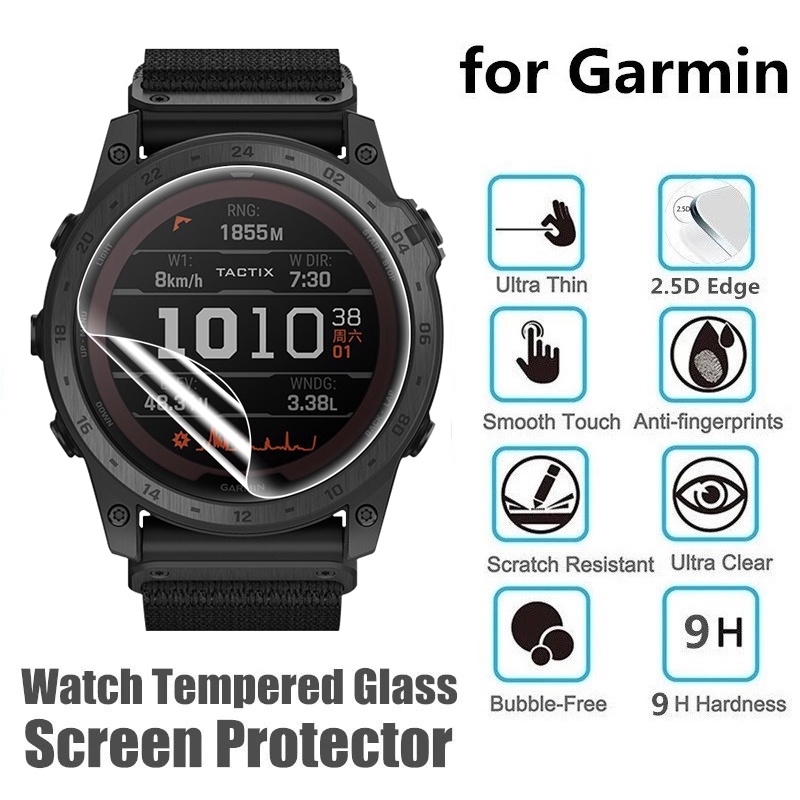 1 Pc Film Pelindung Layar Bahan TPU Hydrogel Anti Gores Untuk Garmin Tactix 7 Pro