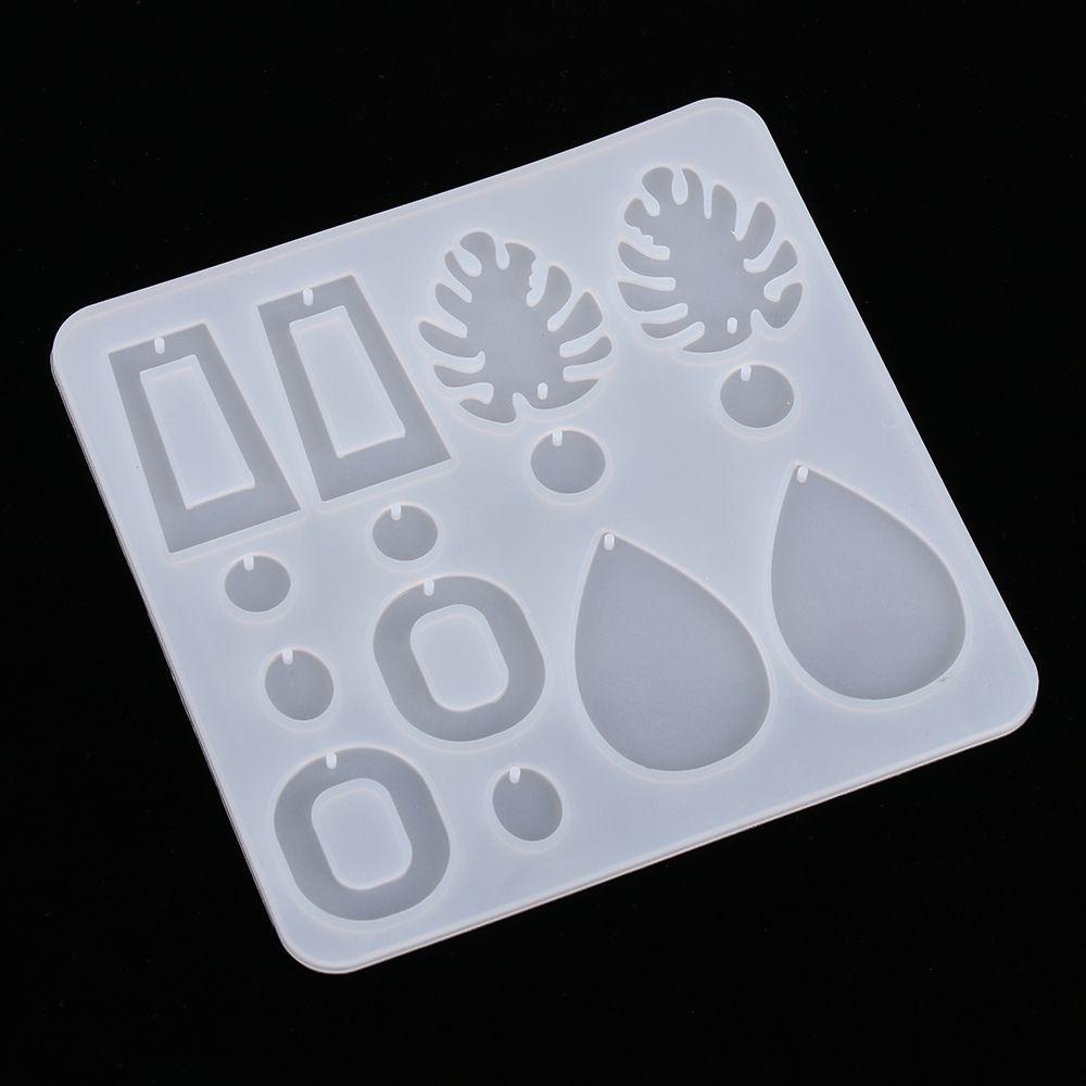 Nanas 1/3PCS Anting Cetakan Resin Handmade Resin Kerajinan Kristal Silicone Mold