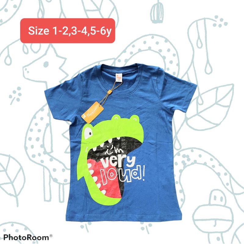 Tshirt Import Anak Passion Flower