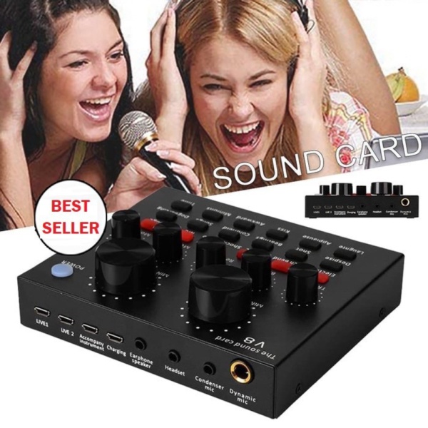 

Promo Soundcard V8 Mixer Sound Card Audio USB External Home Recording Diskon