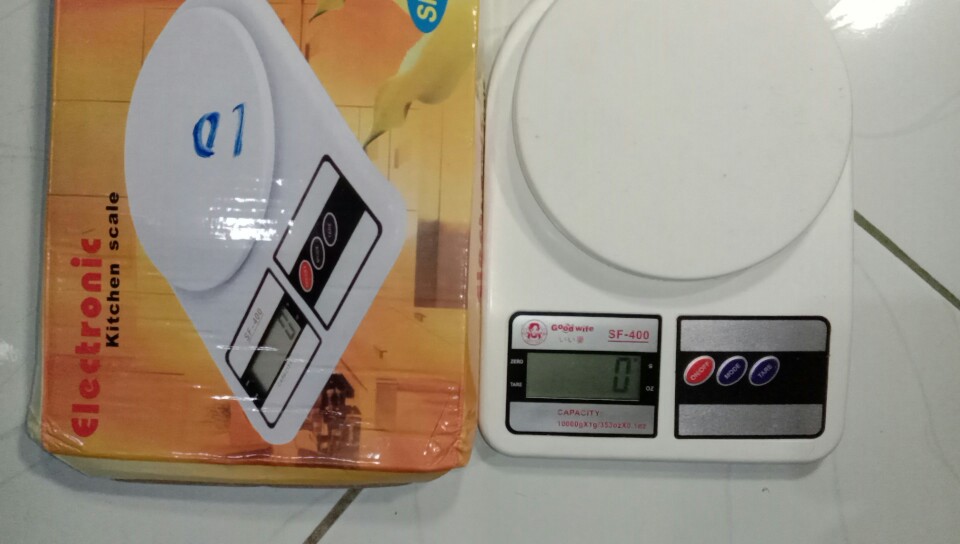 Timbangan Dapur Digital Kitchen Scale Sf 400 10kg Timbangan Kue Elektronik Sf400 - Tid