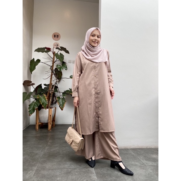 ALUNA SET by hawacorner tunik set kulot jumbo toyobo