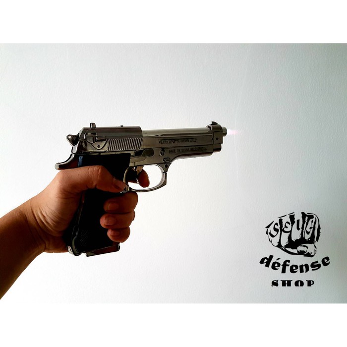 PROMO COD Korek Api Pistol / Lighter Jet Pietro Beretta M9 ( Replika Pajangan )