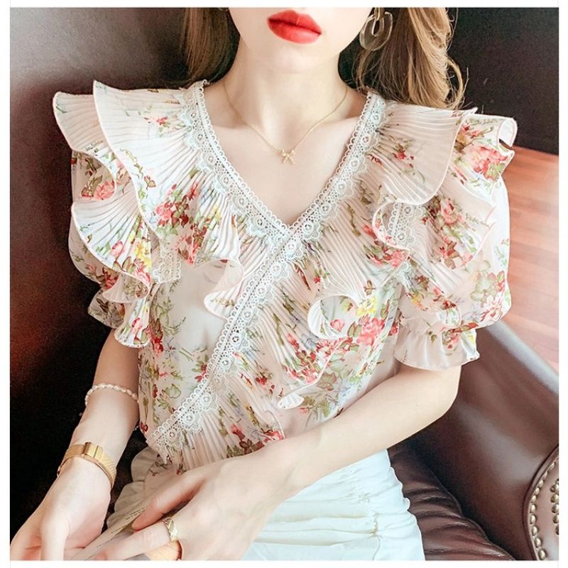 CF - Gita Ruffle Top Import